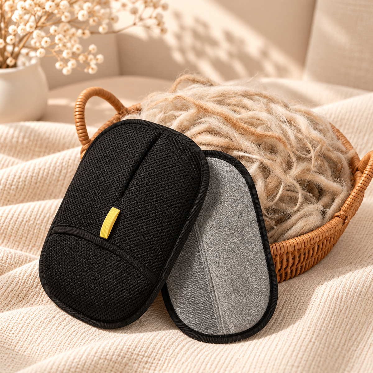 Le Gant Capture — Gant de toilettage et attrape-poils