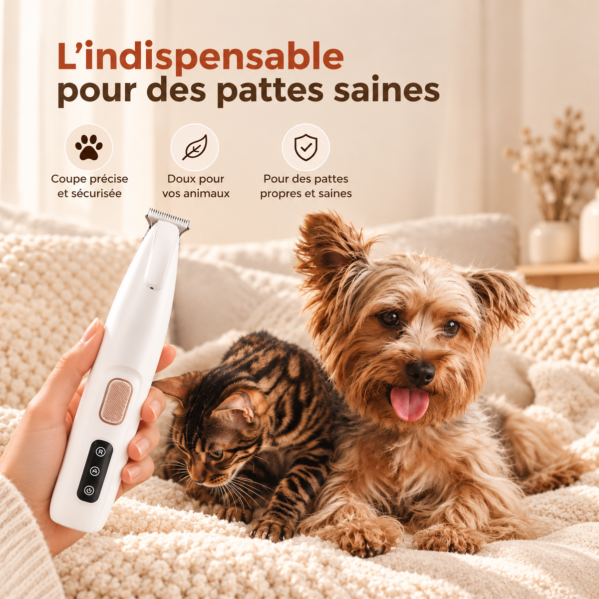 La Tondeuse Précision — Tondeuse zones sensibles pour chiens et chats