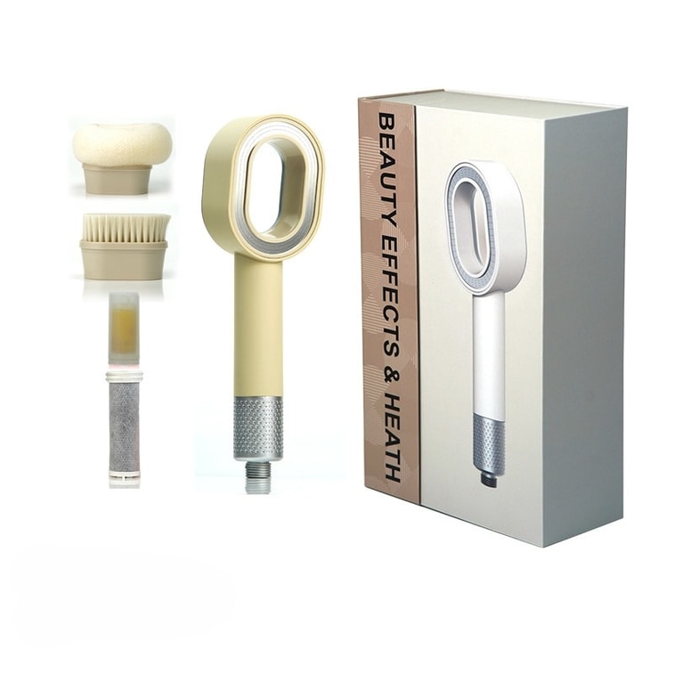 SOLEA - Pommeau de douche filtrant anti-chlore & calcaire